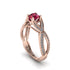 Ruby Eternal Twist Engagement Ring - Maisie No. 11 image 1