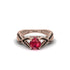 Ruby Eternal Twist Engagement Ring - Maisie No. 41