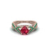 Ruby Eternal Twist Engagement Ring - Maisie No. 26 image 2