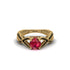 Ruby Eternal Twist Engagement Ring - Maisie No. 40