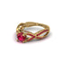 Ruby Eternal Twist Engagement Ring - Maisie No. 55