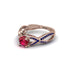 Ruby Eternal Twist Engagement Ring - Maisie No. 71