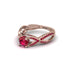 Ruby Eternal Twist Engagement Ring - Maisie No. 56