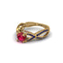 Ruby Eternal Twist Engagement Ring - Maisie No. 70