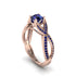 Sapphire Eternal Twist Engagement Ring - Maisie No. 74