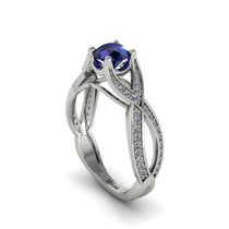 Sapphire Eternal Twist Engagement Ring - Maisie No. 15 image 1
