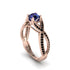 Sapphire Eternal Twist Engagement Ring - Maisie No. 44 image 1
