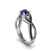 Sapphire Eternal Twist Engagement Ring - Maisie No. 45 image 1