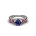 Sapphire Eternal Twist Engagement Ring - Maisie No. 60