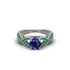 Sapphire Eternal Twist Engagement Ring - Maisie No. 30