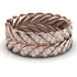 Diamond Eternity Leaf Gold Wedding Ring - Kara No. 2