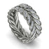 Diamond Eternity Leaf Gold Wedding Ring - Kara No. 3 image 1
