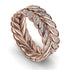 Diamond Eternity Leaf Gold Wedding Ring - Kara No. 2 image 1