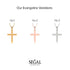 Classic Gold Cross Necklace - Evangeline No. 1