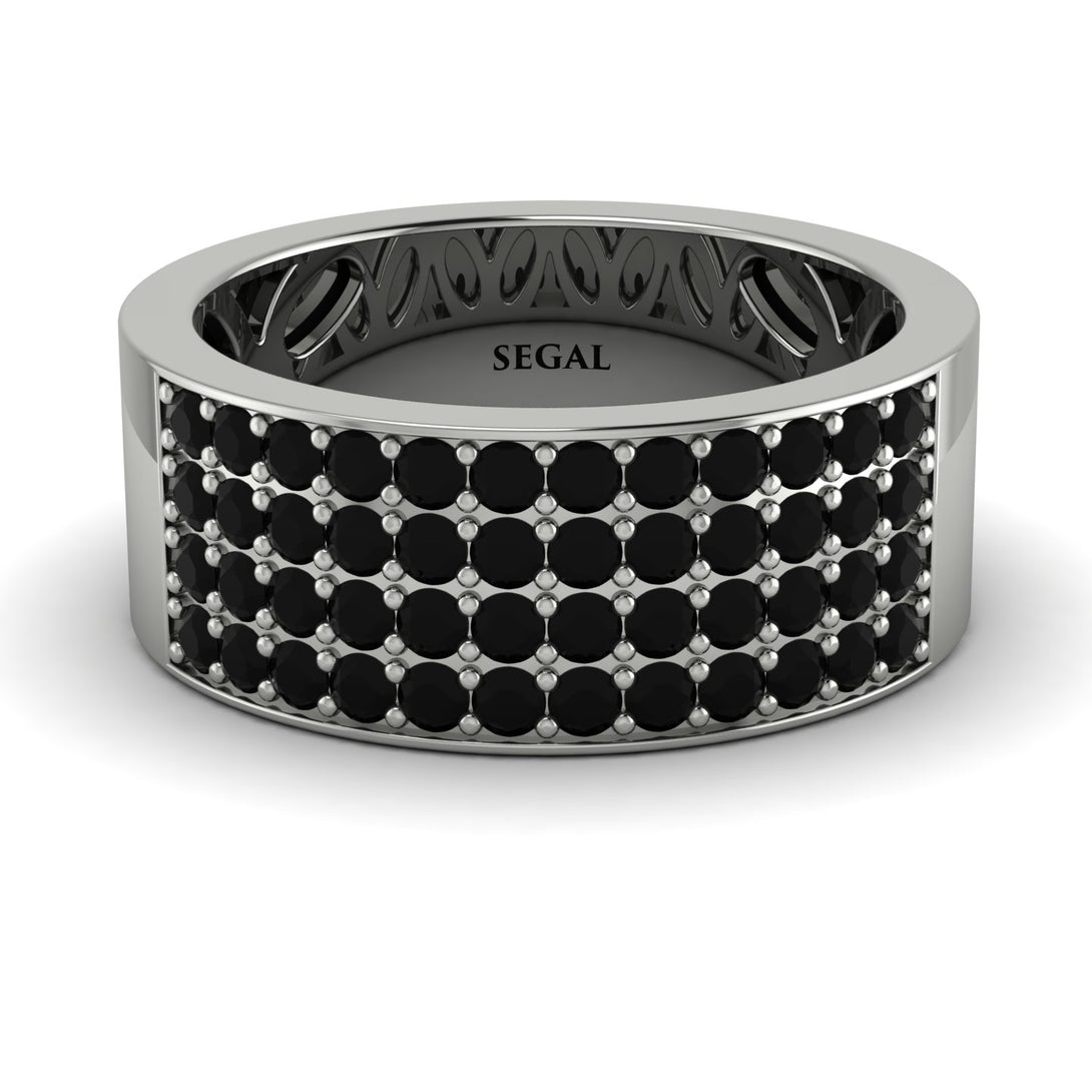 Black Diamond Everlasting Radiance Wedding Band - Carolina No. 9