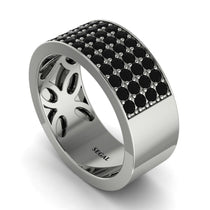 Black Diamond Everlasting Radiance Wedding Band - Carolina No. 9 image 1