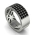 Black Diamond Everlasting Radiance Wedding Band - Carolina No. 9 image 1