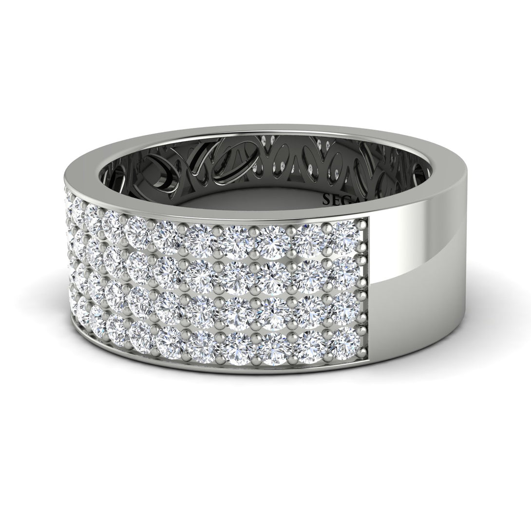 Diamond Everlasting Radiance Wedding Band - Carolina No. 3
