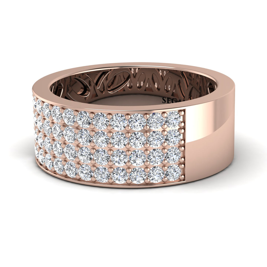 Diamond Everlasting Radiance Wedding Band - Carolina No. 2