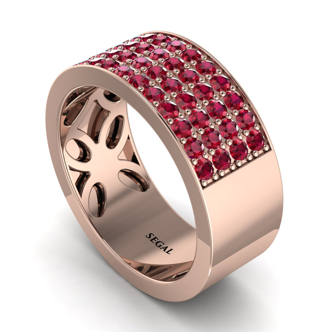 Ruby Everlasting Radiance Wedding Band - Carolina No. 11