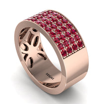 Ruby Everlasting Radiance Wedding Band - Carolina No. 11 image 1