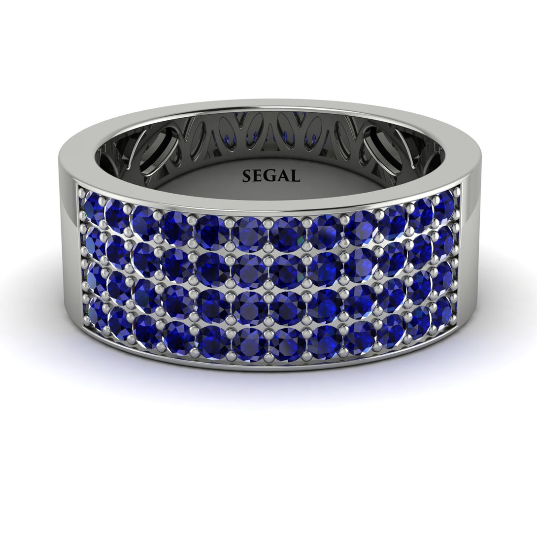 Sapphire Everlasting Radiance Wedding Band - Carolina No. 15