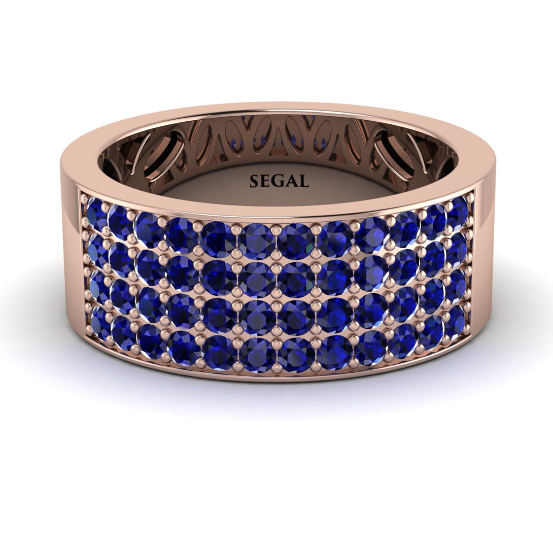 Sapphire Everlasting Radiance Wedding Band - Carolina No. 14