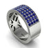 Sapphire Everlasting Radiance Wedding Band - Carolina No. 15