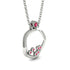 Exclusive Gold Pendant With Natural Ruby - Willow No. 12 image 2