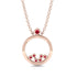 Exclusive Gold Pendant With Natural Ruby - Willow No. 11