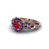 Exclusive Halo Ruby Milgrain Engagement Ring - Kendra No. 71 image 3