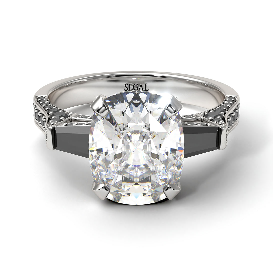 Exclusive Handmade Diamond Geometrical Engagement Ring - Yolanda No. 33