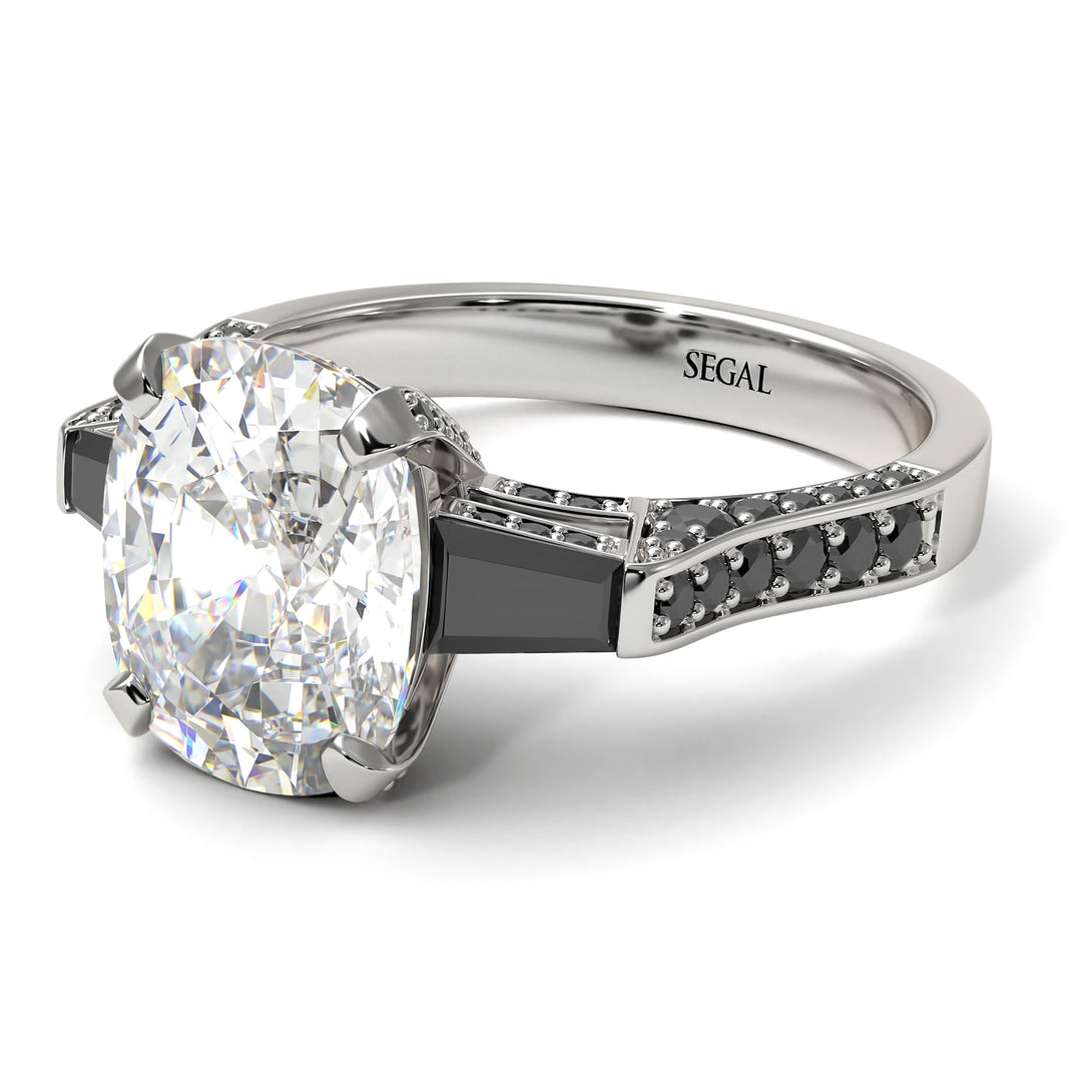 Exclusive Handmade Diamond Geometrical Engagement Ring - Yolanda No. 33
