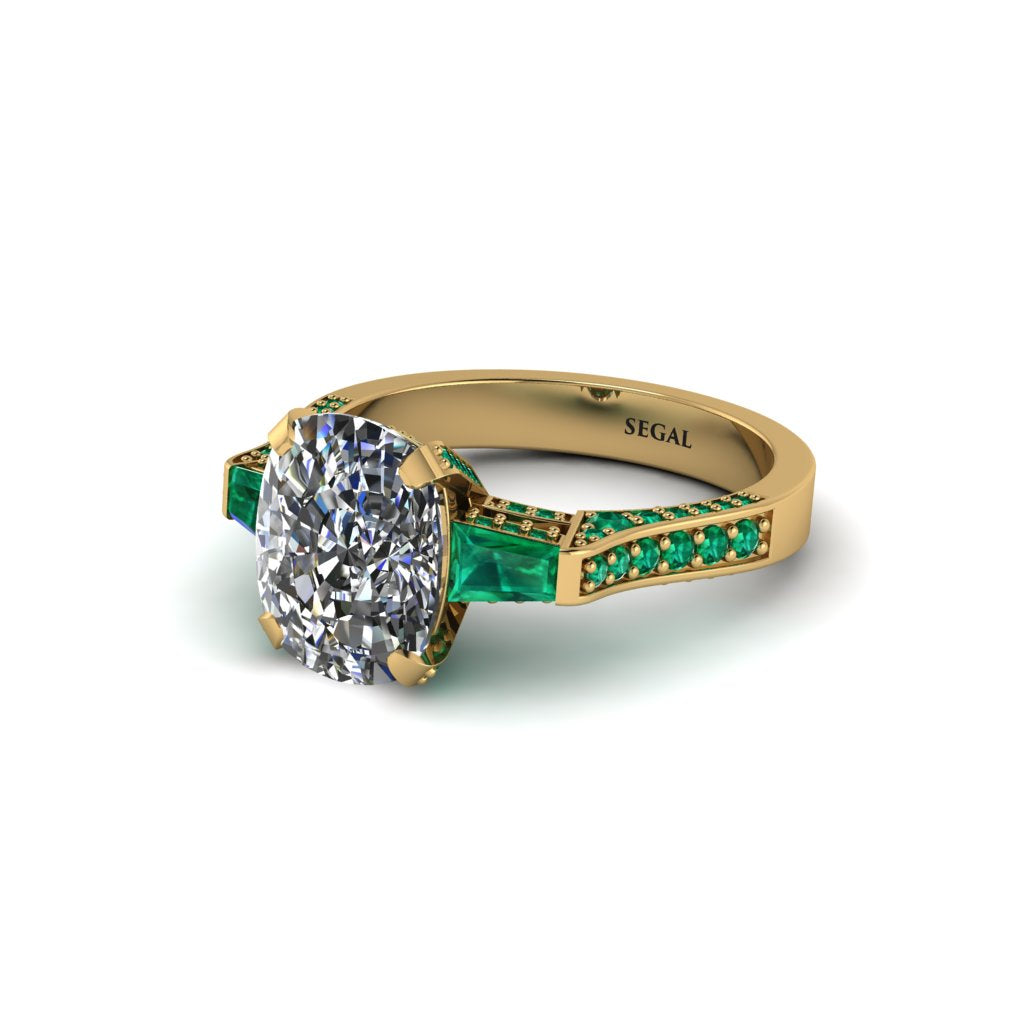 Exclusive Handmade Diamond Geometrical Engagement Ring - Yolanda No. 16