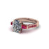 Exclusive Handmade Diamond Geometrical Engagement Ring - Yolanda No. 47 image 2