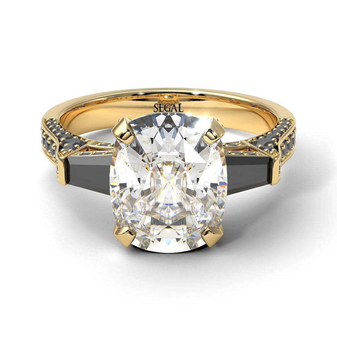 Exclusive Handmade Diamond Geometrical Engagement Ring - Yolanda No. 31