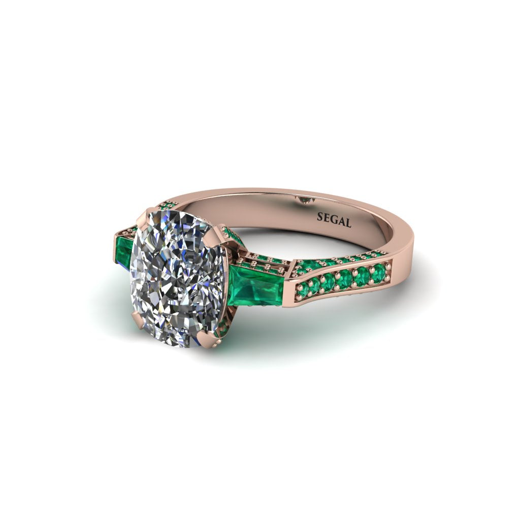 Exclusive Handmade Diamond Geometrical Engagement Ring - Yolanda No. 17