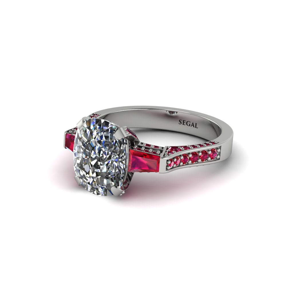 Exclusive Handmade Diamond Geometrical Engagement Ring - Yolanda No. 48