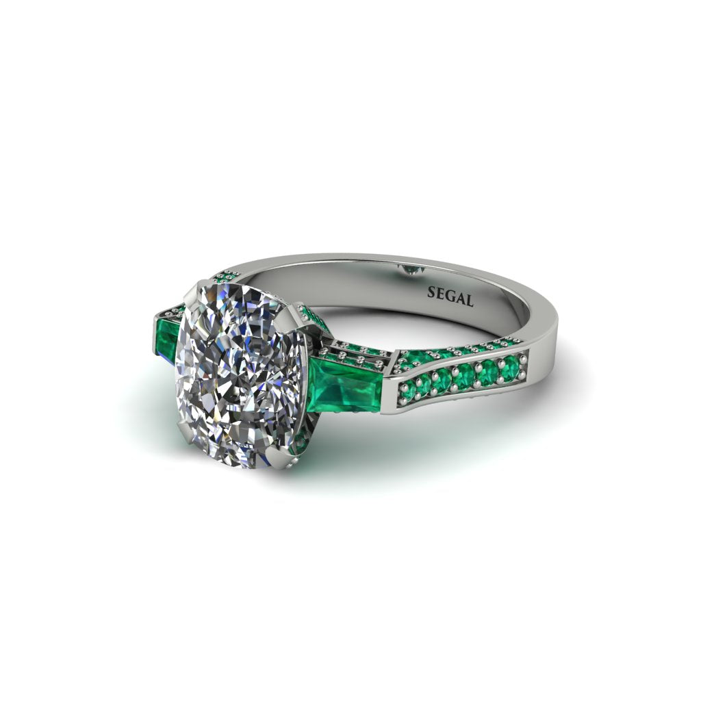Exclusive Handmade Diamond Geometrical Engagement Ring - Yolanda No. 18