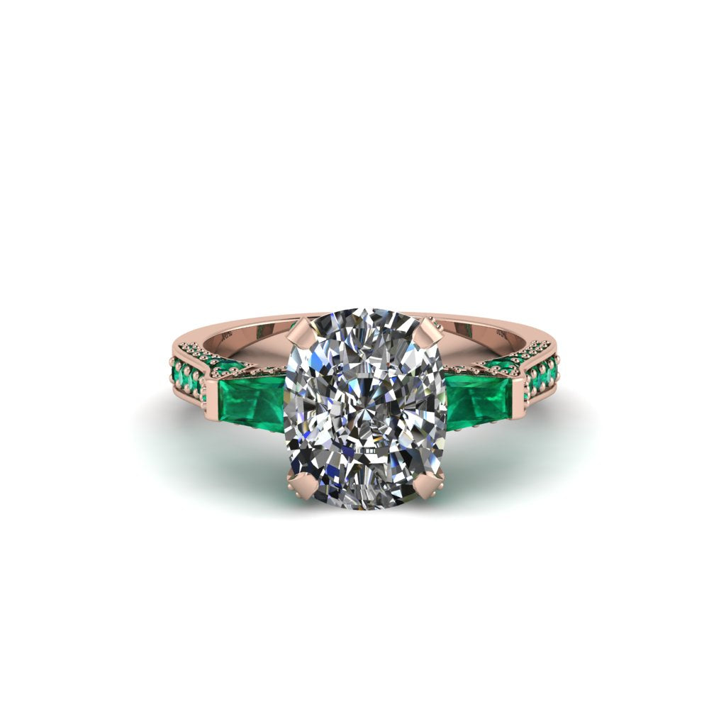Exclusive Handmade Diamond Geometrical Engagement Ring - Yolanda No. 17