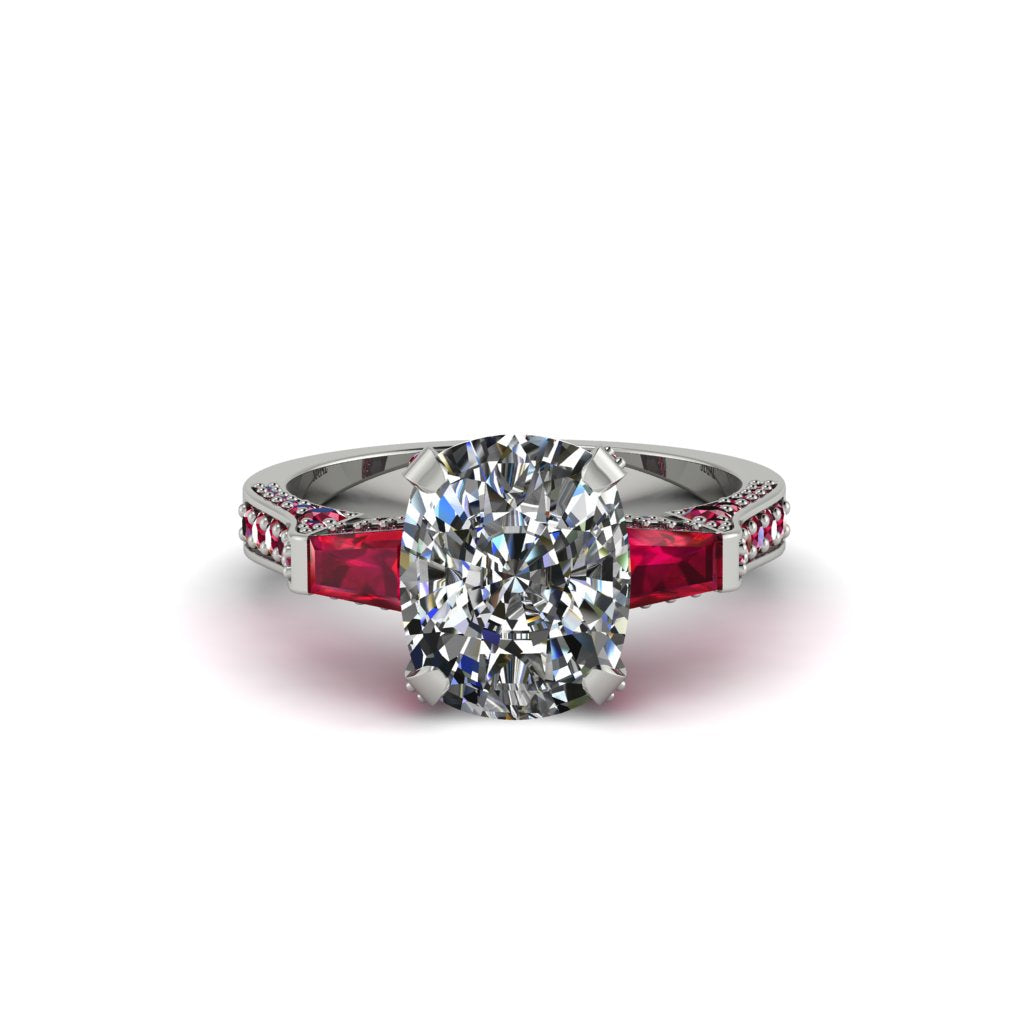 Exclusive Handmade Diamond Geometrical Engagement Ring - Yolanda No. 48