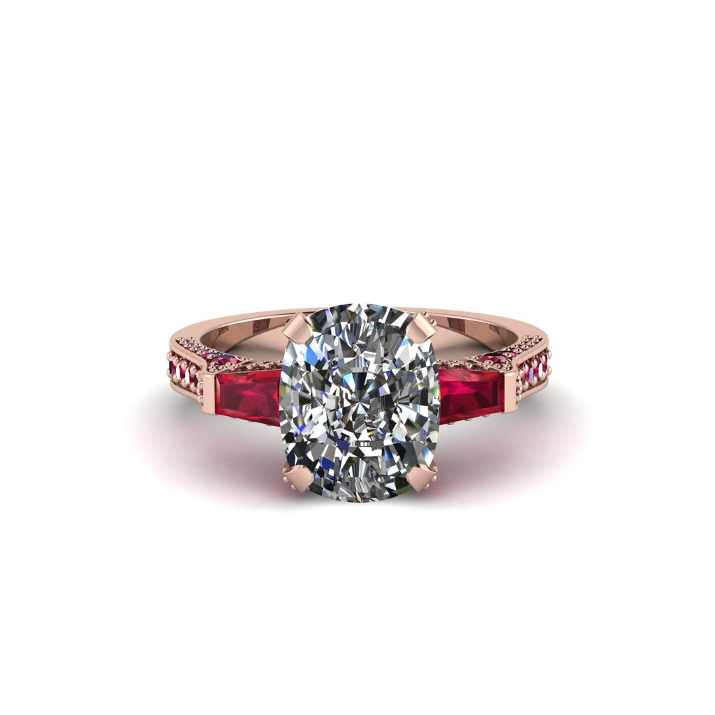 Exclusive Handmade Diamond Geometrical Engagement Ring - Yolanda No. 47