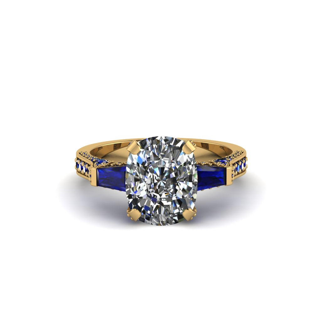 Exclusive Handmade Diamond Geometrical Engagement Ring - Yolanda No. 61