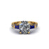 Exclusive Handmade Diamond Geometrical Engagement Ring - Yolanda No. 61 image 3