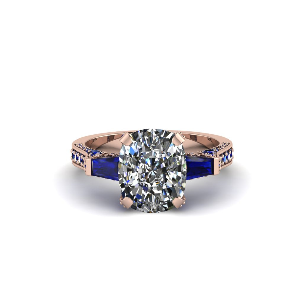Exclusive Handmade Diamond Geometrical Engagement Ring - Yolanda No. 62