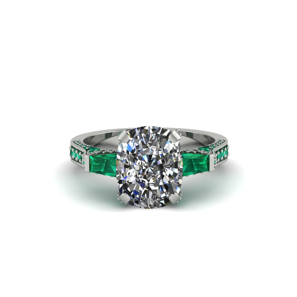 Exclusive Handmade Diamond Geometrical Engagement Ring - Yolanda No. 18