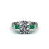 Exclusive Handmade Diamond Geometrical Engagement Ring - Yolanda No. 18 image 3