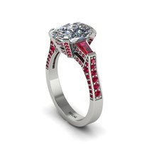 Exclusive Handmade Diamond Geometrical Engagement Ring - Yolanda No. 48 image 1