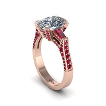 Exclusive Handmade Diamond Geometrical Engagement Ring - Yolanda No. 47 image 1
