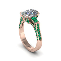 Exclusive Handmade Diamond Geometrical Engagement Ring - Yolanda No. 17 image 1